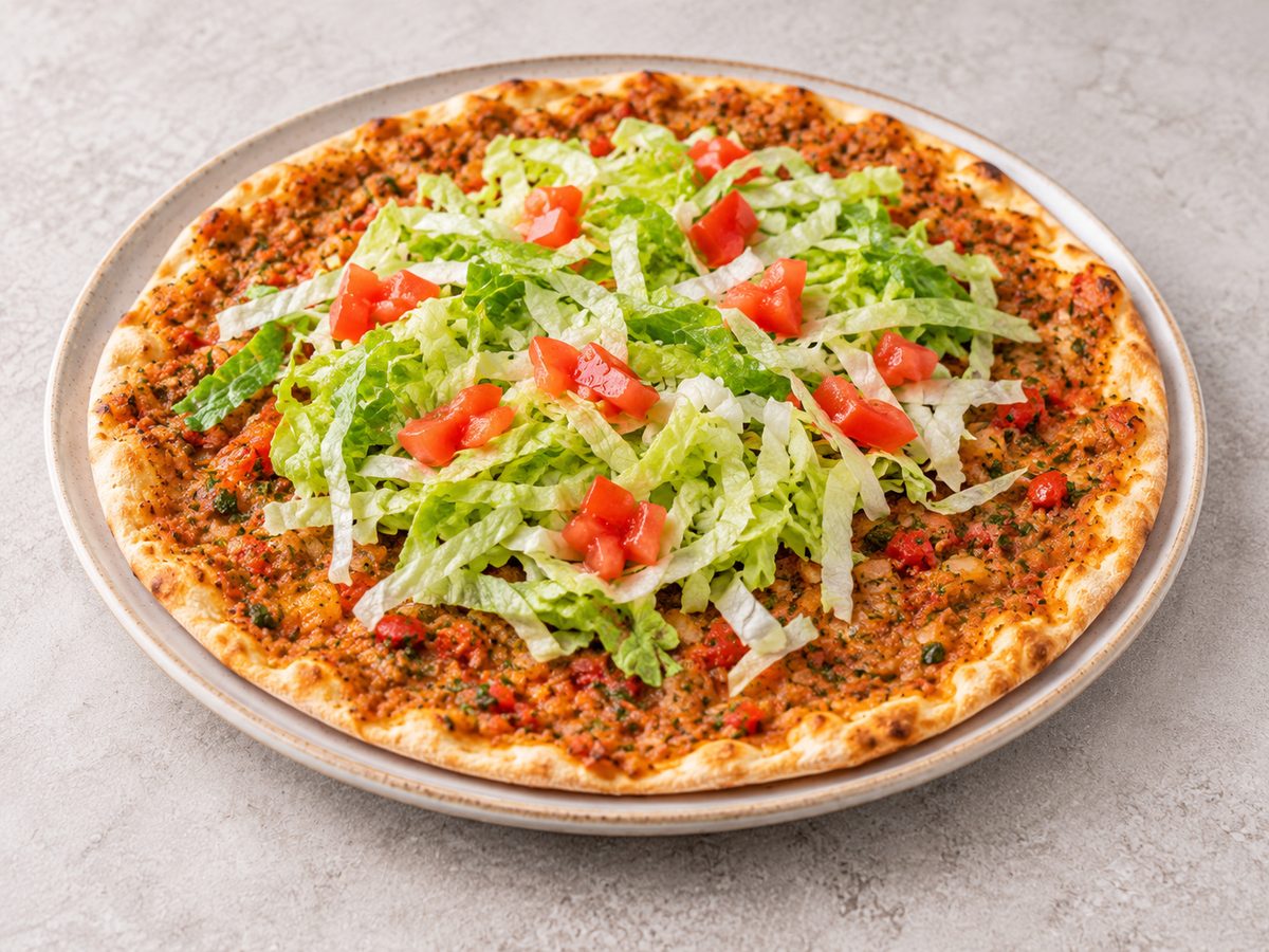 Vegetarische lahmacun
